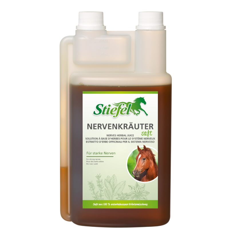 Abbildung Flasche Nervenkräutersaft flüssig